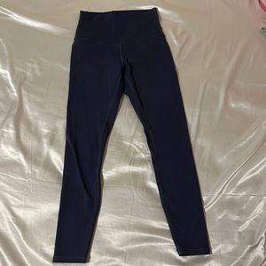 Lululemon Align Leggings Navy Blue Size:4